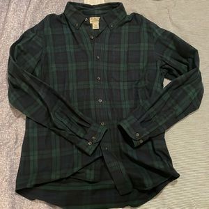 L.L. Bean men’s flannel shirt, traditional fit size medium-reg